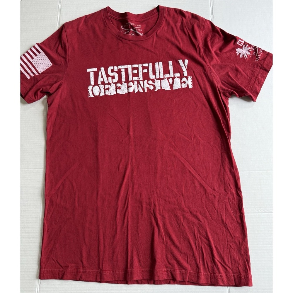 Grunt Style Men's T-shirt XL red/burgundy tastefully offensive
